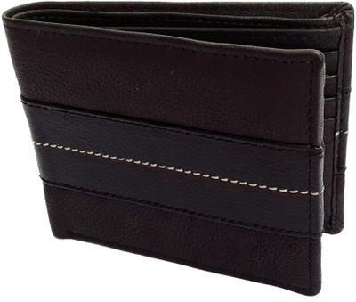 

NUKAICHAU Men Black Genuine Leather Wallet(8 Card Slots), 12 blk 8 card b