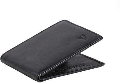 

Blackbuck Men Black Genuine Leather Wallet(4 Card Slots)