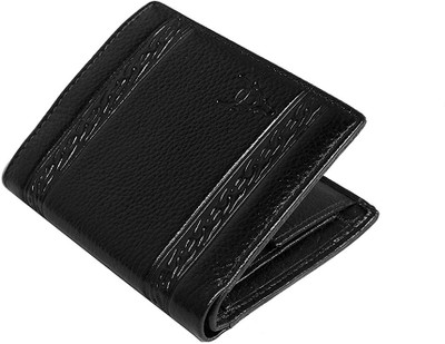 

Blackbuck Men Black Genuine Leather Wallet(3 Card Slots)
