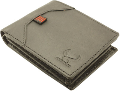 

The Rhino Men Black Genuine Leather Wallet(8 Card Slots)