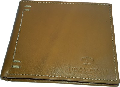 

NUKAICHAU Men Tan Genuine Leather Wallet(3 Card Slots), 87 tan 3 coin