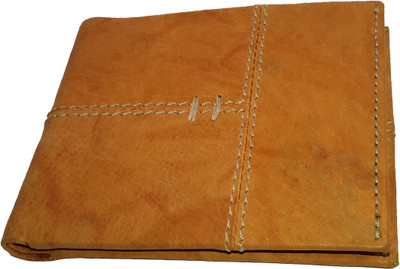 

NUKAICHAU Men Tan Genuine Leather Wallet(3 Card Slots), 88 tan 3 coin a