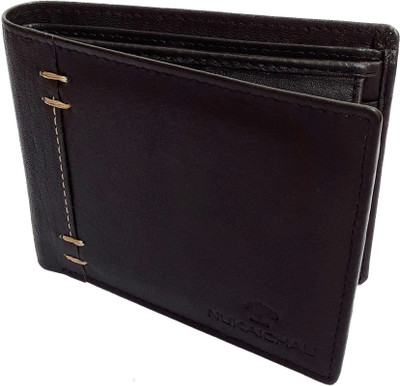 

NUKAICHAU Men Black Genuine Leather Wallet(4 Card Slots), 2 blk 4 coin