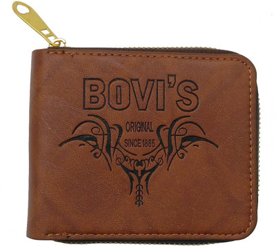 

Bagzar Boys Brown Artificial Leather Wallet(4 Card Slots), Brown 1865