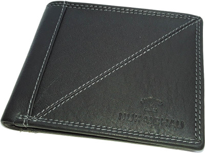 

NUKAICHAU Men Black Genuine Leather Wallet(8 Card Slots), 11 blk 8 card a