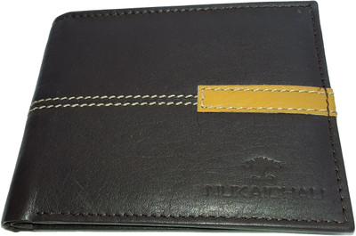 

NUKAICHAU Men Brown Genuine Leather Wallet(4 Card Slots), 57 brn tan 4 coin zip