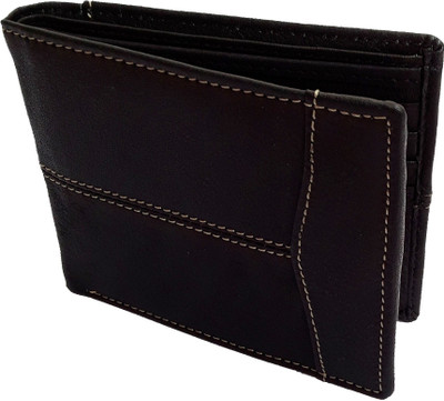 

NUKAICHAU Men Black Genuine Leather Wallet(8 Card Slots), 10 blk 8 card
