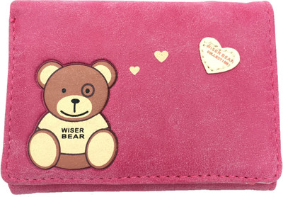 

Regiis Women Casual Pink Artificial Leather Wallet(6 Card Slots)
