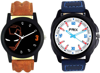 FRIX Gents Exclusive (Casual+PartyWear+Formal) Designer Combo Watch-204-12 Limited Edition Watch - For Men & Women