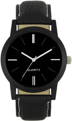 

Sponix Mart black-dial-black-belt-watch-for-boys Watch - For Men & Women