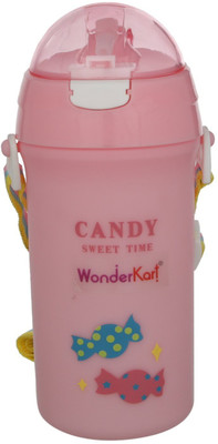 

WonderKart Child Sipper With Neck Strap - 330 ml(Pink)