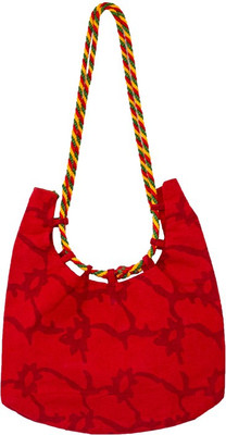 

Lambani Embroidery Red Cotton Stylish Bag Multipurpose Bag(Red, 5 inch)