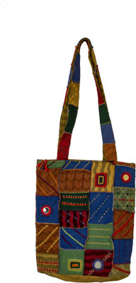 

Lambani Embroidery Multi coloured patch work bag Shoulder Bag(Multicolor, 5 inch)