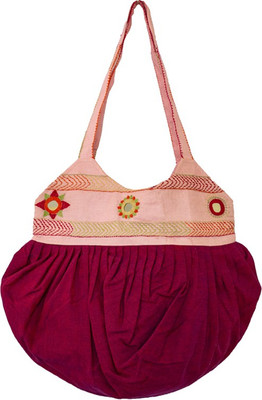 

Lambani Embroidery Maroon Tote bag with hand workk Shoulder Bag(Maroon, 5 inch)