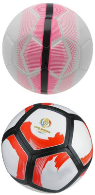 

M ART Mercurial White + Pitchciento Football , Combo Football - Size: 5(Pack of 1, Multicolor)