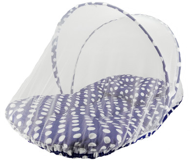 

Aayat Kids SmartBuy Premium Heavy New Born Dark Blue Dot Relax04 Baby Bed Crib(Fabric, Dark Blue)