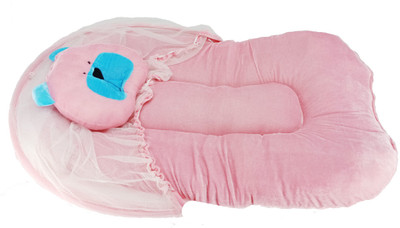 

Aayat Kids SmartBuy Premium Pink Velvet Heavy New Born Relax 01 Baby Bed Crib(Fabric, Pink)