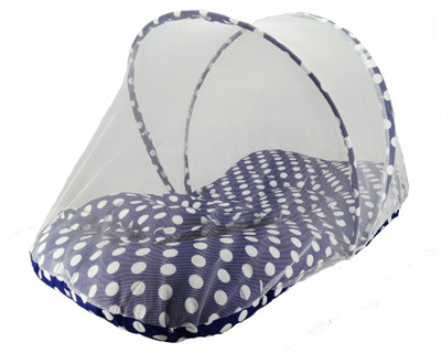 

Aayat Kids SmartBuy Premium Heavy New Born Dark Blue Dot Relax07 Baby Bed Crib(Fabric, Dark Blue)