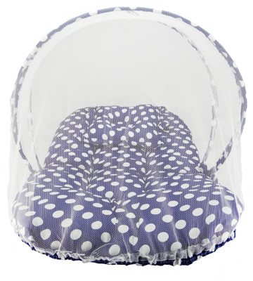 

Aayat Kids SmartBuy Premium Heavy New Born Dark Blue Dot Relax03 Baby Bed Crib(Fabric, Dark Blue)