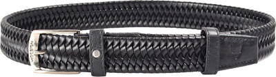 

Hidesign Men Casual Black Genuine Leather Belt