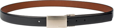 

Hidesign Men Casual Black Genuine Leather Reversible Belt