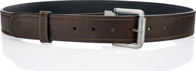 

Hidesign Men Casual Brown Genuine Leather Reversible Belt
