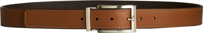 

Hidesign Men Formal Tan Genuine Leather Reversible Belt, Tan brown 01