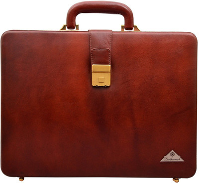 

Leatherman 1000 Medium Briefcase - For Men & Women(Brown)