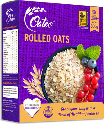 

Oateo Rolled Oats(500 g, Box)