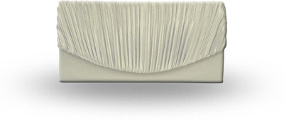 

VIOLET Party Silver Clutch