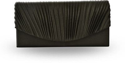 

VIOLET Party Black Clutch