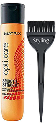 

styling Of Hair Brush, Matrix Opticare Smooth & Straight Hair Shampoo 350ml(Set of 2)