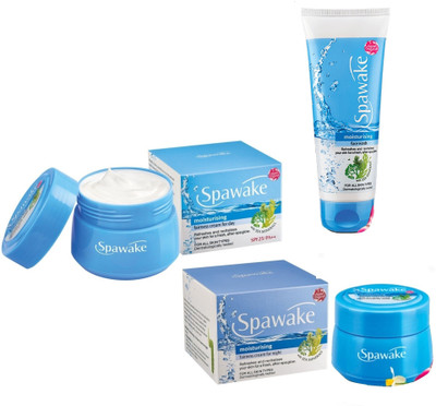 

Spawake Moisturising Fairness Day Cream (50g) + Night Cream (50g) + Face Wash (100g)(Set of 3)