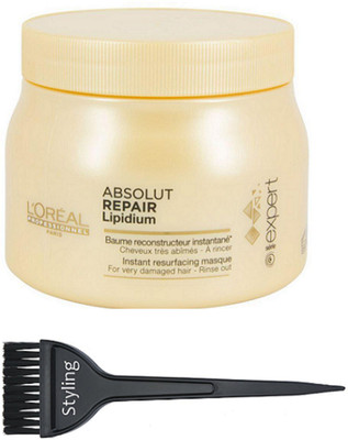 

styling Hair Brush & Absolut Repair Lipidium Spa(Set of 2)