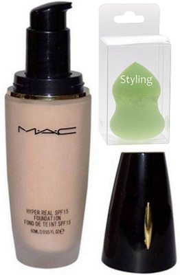 styling Sponge Puff & Hyper Real Spf 15 Foundation(Set of 2)