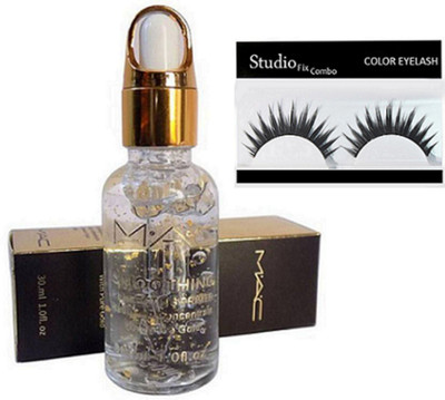 

Studio Fix Combo Eyelashes & Mac Smoothing Perfecting Primer Radiance Concentrate With Pure Gold 30 ml(Set of 2)