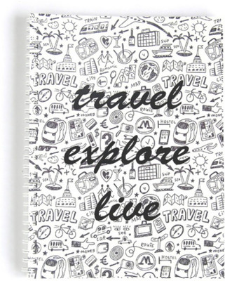 

Terimarzi.com Assorted Journal(Travel Journal, White)