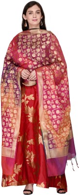 DUPATTA BAZAAR Pure Silk Printed Women Dupatta