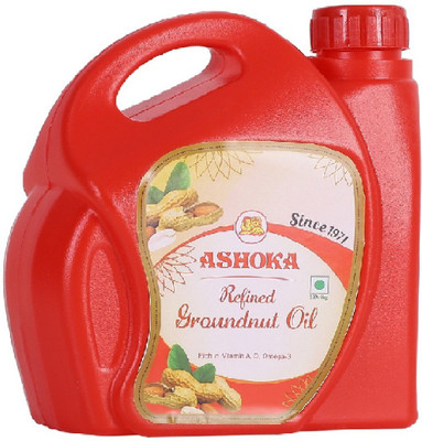 

Ashoka Refined Groundnut Oil jar Groundnut Oil Can(5 L)