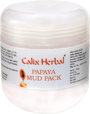 

calix Herbal Papaya Mud Pack for Dead Skin Removal and Pigmentation Control(500 g)