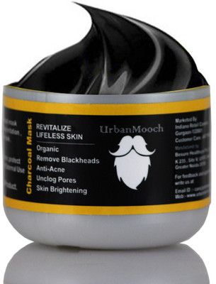 

UrbanMooch Activated Charcoal Mask for instant Fairness & Skin Brightening(100 g)