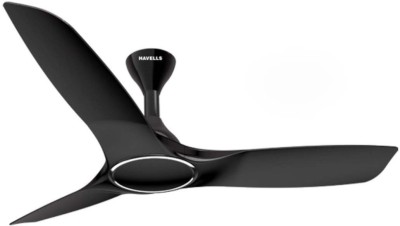 Havells Stealth Air 1230 Mm 3 Blade Ceiling Fan Metallic Black