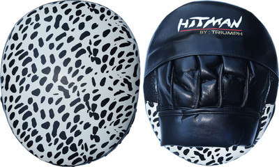 

Hitman Prestige Micro Leather Printed Straight Cream/Print Curved Focus Pad(Black)