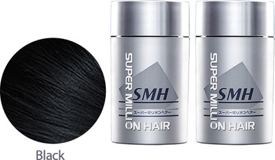 

Super Million Hair Black Combo (2 Fibers) Extreme Hair Volumizer Hair Building Fibers(20 g)