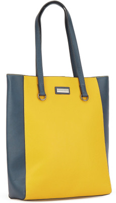 

United Colors of Benetton Sling Bag(Yellow, Blue), Blue;yellow