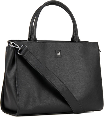 

United Colors of Benetton Hand-held Bag(Black)