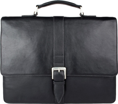 

Hidesign HUDSON Medium Briefcase - For Men(Black)