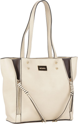 

Satya Paul Hand-held Bag(Beige)