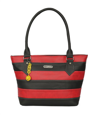 

FD Fashion Soft Luggage Shoulder Bag(Red, Black), Black;red