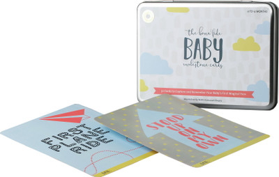 

Pop Goes The Art Baby Milestone cards Keepsake(Multicolor)